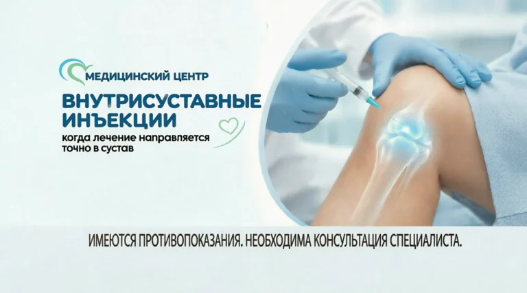 Внутрисуставные инъекции: когда лечение направляется точно в сустав